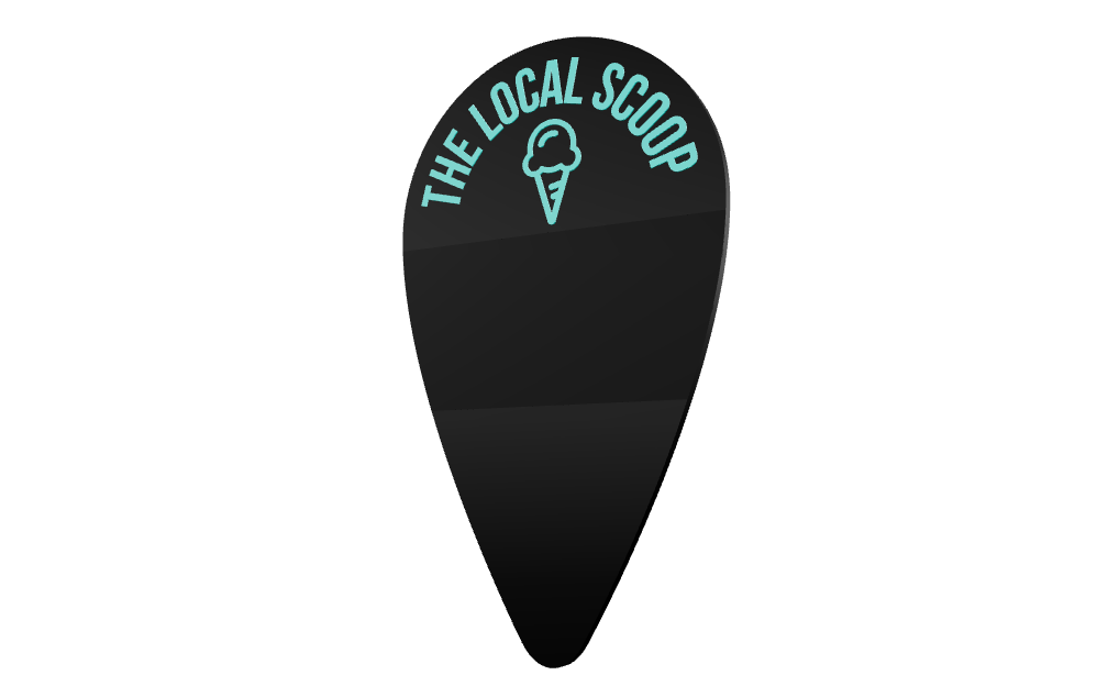 The Local Scoop Gelato Marker 3D model